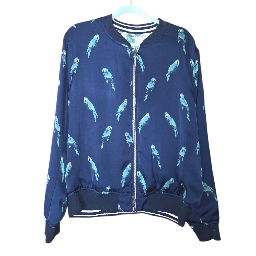 American Eagle Parrot Fruit Reversible Jacket XXL - Picture 7 of 8